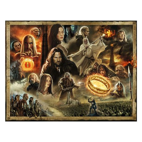 Puzzle Ravensburger il Signore degli Anelli: le due torri - puzzle - 2000 pezzi