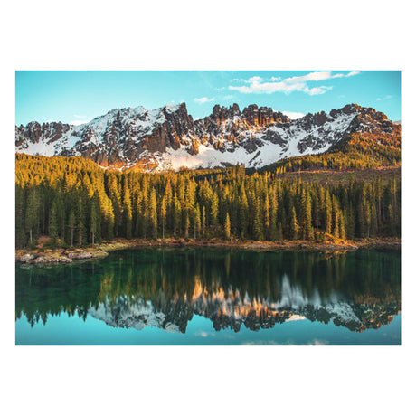 Puzzle Ravensburger Paesaggi italiani: lago di carezza - puzzle - 1000 pezzi