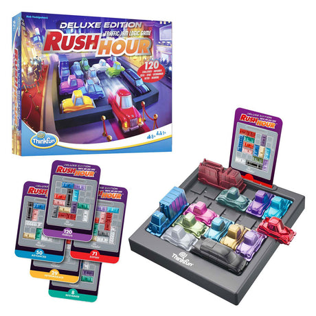 Thinkfun Ravensburger Rush Hour Deluxe - Gioco di puzzle per bambini e adulti.