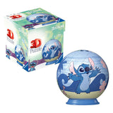 Ravensburger - puzzle-ball disney stitch - palla puzzle 3d - 55 pezzi
