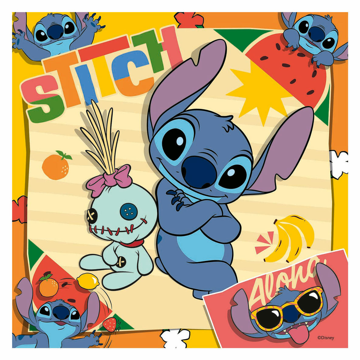 Puzzle Ravensburger Disney Stitch 3x49 pezzi