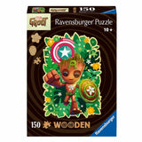 Puzzle in legno Ravensburger Marvel, grande, 150 pezzi.