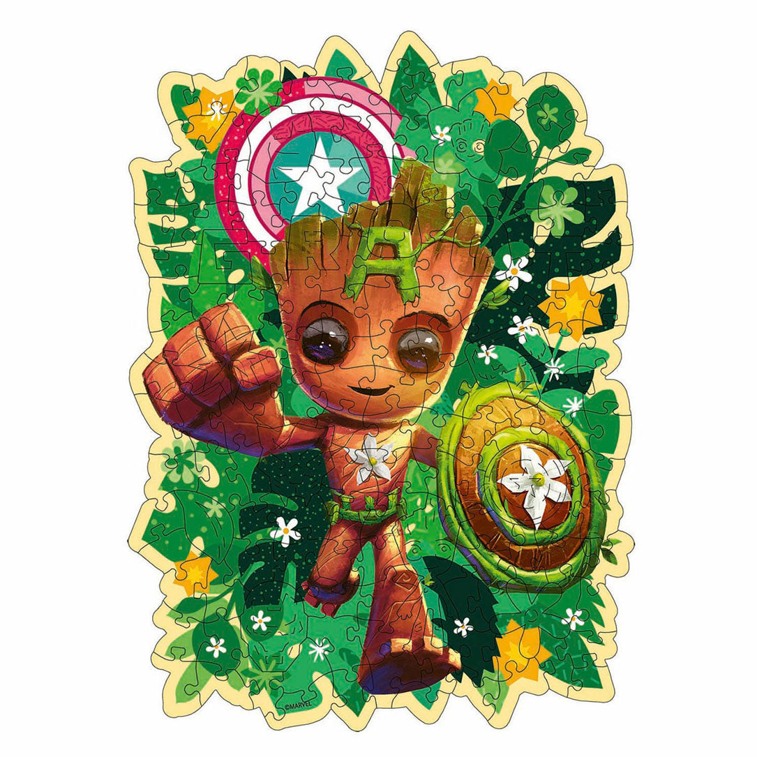 Puzzle in legno Ravensburger Marvel, grande, 150 pezzi.