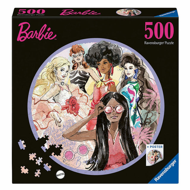 Puzzle Ravensburger intorno a Barbie, 500 pezzi.