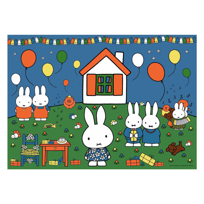 Puzzle Ravensburger Miffy 70 anni, 1000 pezzi.