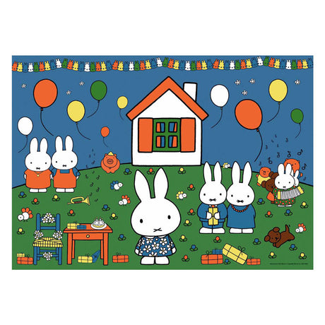 Puzzle Ravensburger Miffy 70 anni, 1000 pezzi.