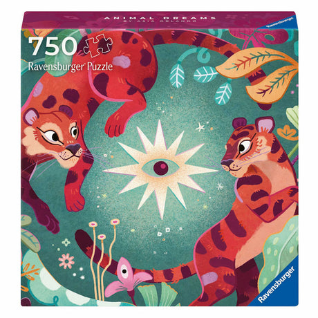 Puzzle Ravensburger Art Soul Animal Spirit, 750 pezzi.