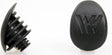 Ergotec stuurdoppen change chess zwart