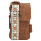 Borsa per cellulare Beagles Malaga marrone 20 cm x 11 cm x 2 cm
