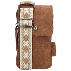 Borsa per cellulare Beagles Malaga marrone 20 cm x 11 cm x 2 cm