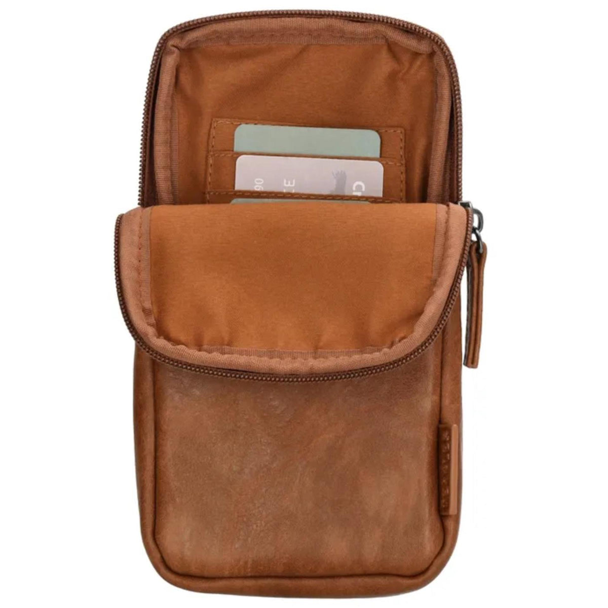 Borsa per telefono ferroso Beagles marrone