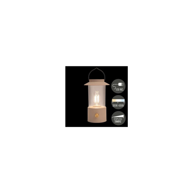 Lanterna LED sabbia 24x9 cm della collezione Anna su USB