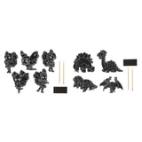 Grafix set da graffio magneti dinosauro, 10 pz.