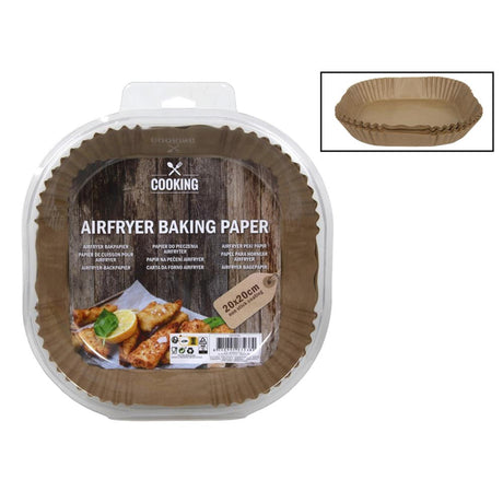 Utensili da cucina carta da forno per friggitrice ad aria 20 cm 50 pz