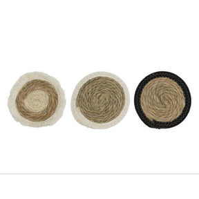 Tovaglietta Svenska living ø17cm cotone seagrass
