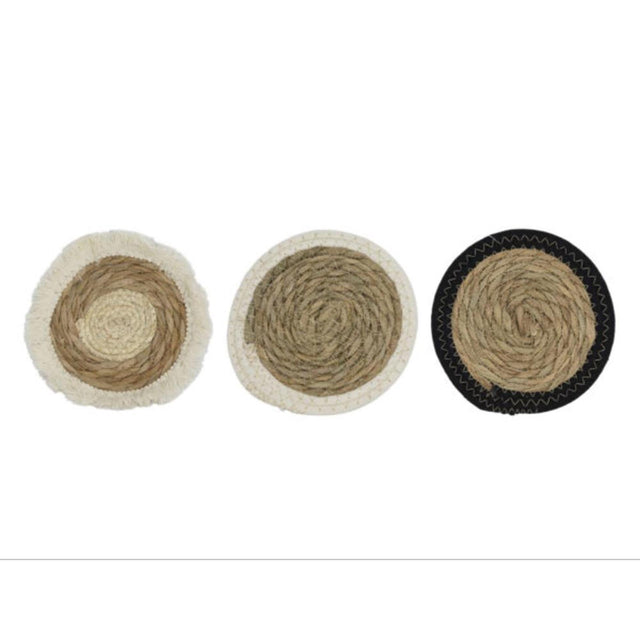 Tovaglietta Svenska living ø17cm cotone seagrass