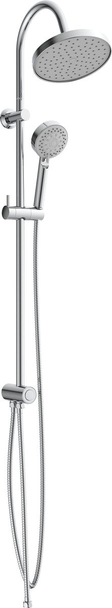 Sistema doccia Schütte Niagara Rain - doccia a pioggia - con deviatore a pulsante - asta 104 cm - cromo