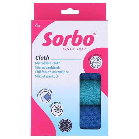 Panni in microfibra riciclata Sorbo 35x35cm set da 4 pezzi