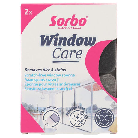 Set di 2 spugne per vetri Sorbo, antigraffio