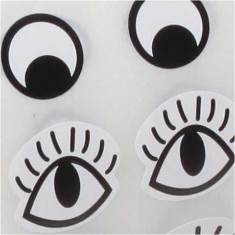 Creative Company Sticker Eyes Black White, 2000st.
