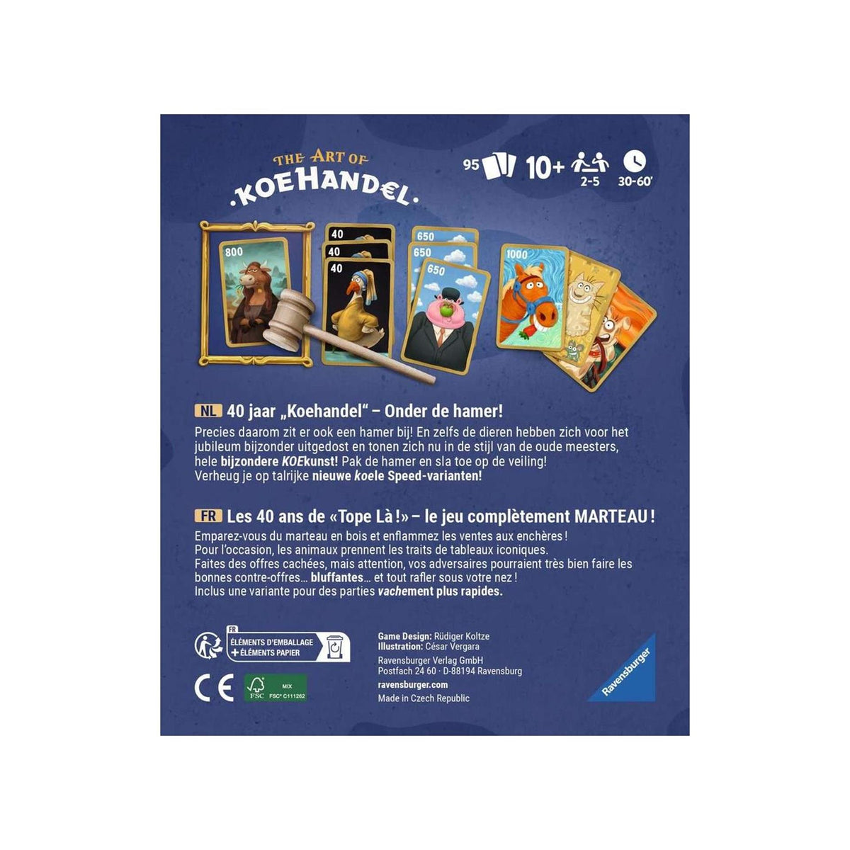 Ravensburger Horse Trading 40 anni di giochi di carte