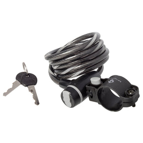 Lucchetto con cavo a spirale M-wave s 10.18 illu