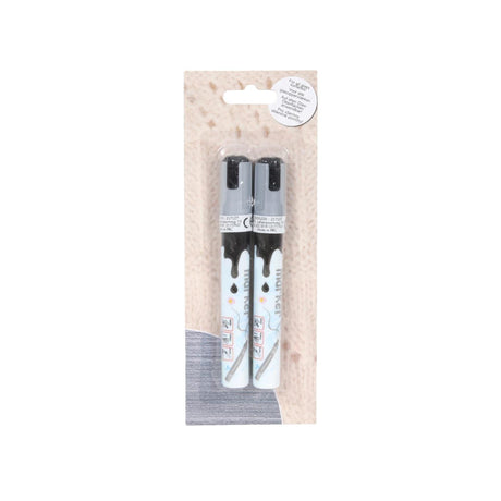 Svenska Living Evidenziatori per finestre lavabili argento set da 2 pezzi