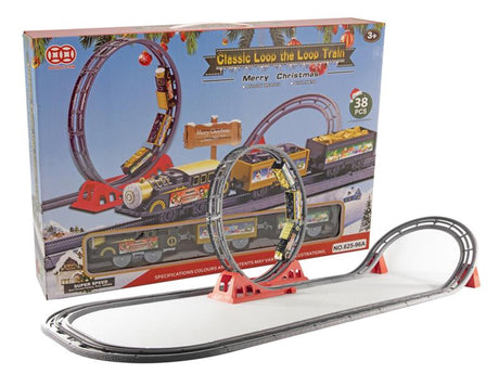Set treno vivente Svenska da 38 pezzi con loop e suono, funziona con batterie 4xaaa (escl)