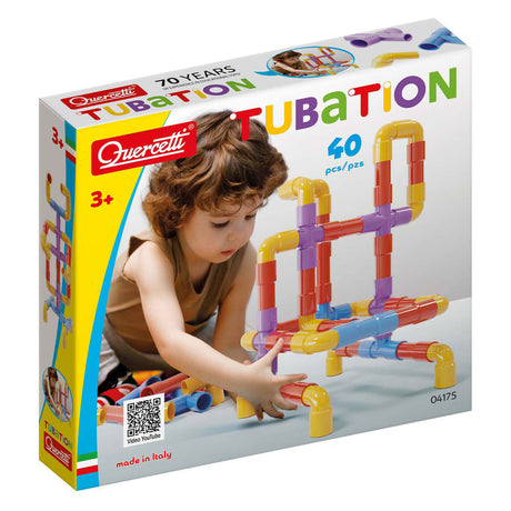 Kit costruzione tubazioni Quercetti 40 pezzi