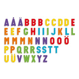Lavagna magnetica Quercetti incl. magneti ABC con lettere maiuscole, 53 pz.