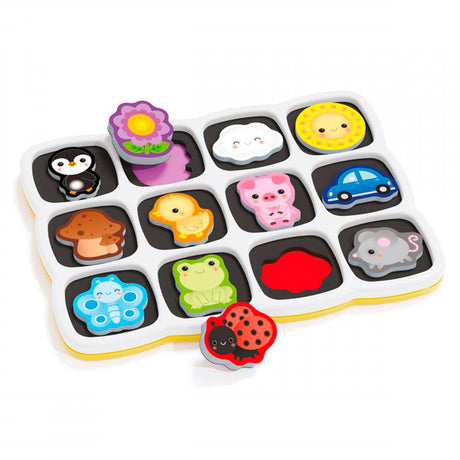 Quercetti puzzle forme colori e parole junior 12 pezzi