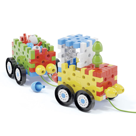 Quercetti kit costruzione veicolo jumbo peggy junior 62 pezzi