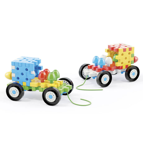 Quercetti kit costruzione veicolo jumbo peggy junior 62 pezzi