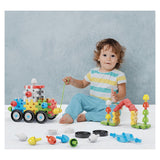 Quercetti kit costruzione veicolo jumbo peggy junior 62 pezzi