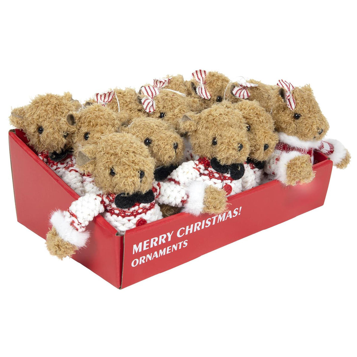 Svenska living Christmas ciondolo orsetto 10x5x14cm 2assortiti