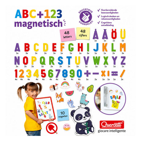 Set magneti Quercetti, 106 pz