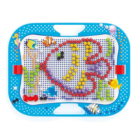Quercetti ocean fun mollette inserto mosaico, 316pz.