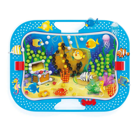 Quercetti ocean fun mollette inserto mosaico, 316pz.