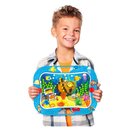 Quercetti ocean fun mollette inserto mosaico, 316pz.