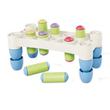 Quercetti play eco+ hammer bench peggy (34 pezzi)