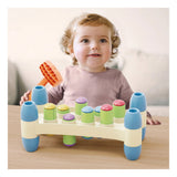 Quercetti play eco+ hammer bench peggy (34 pezzi)