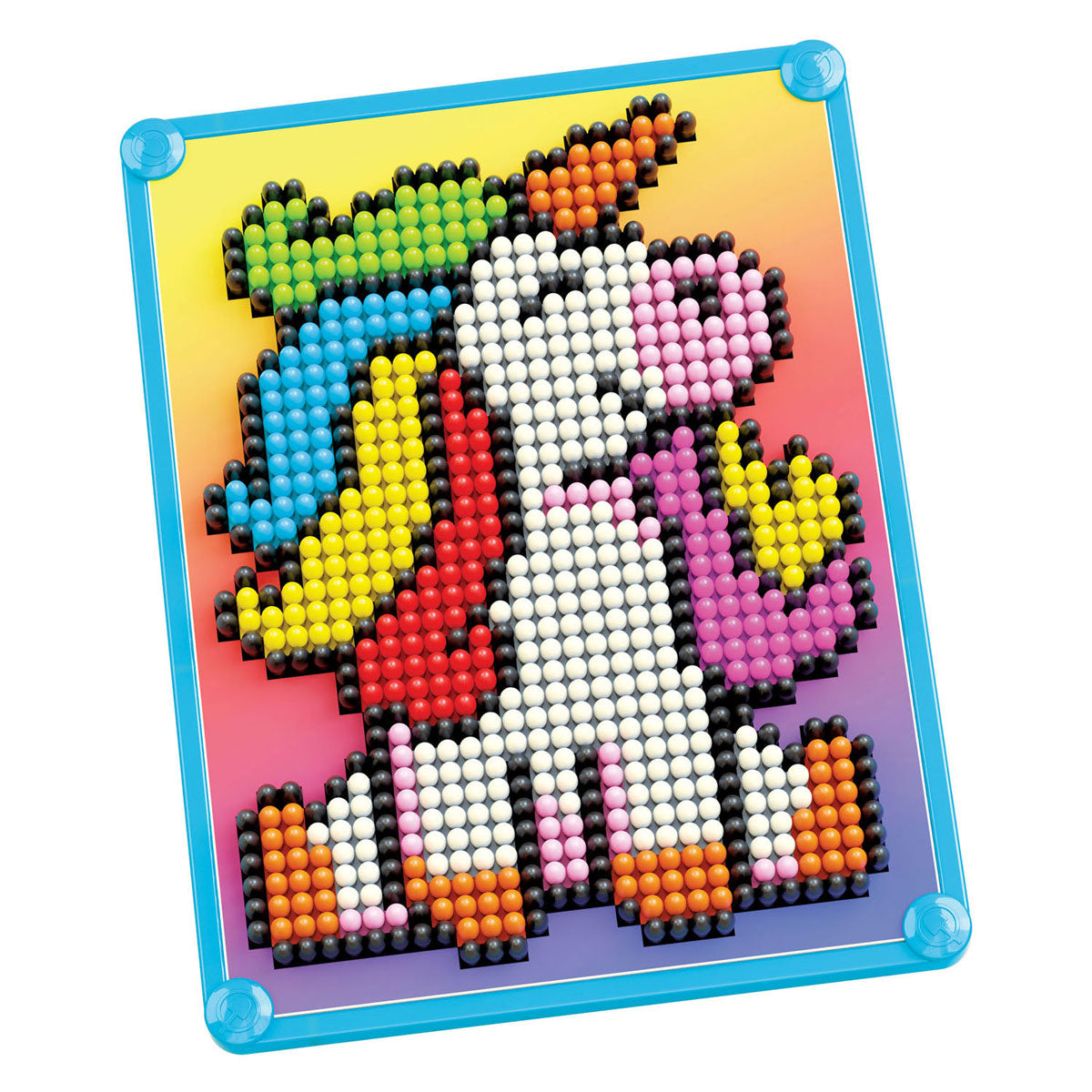 Quercetti pixel art mosaico unicorno 880pz giocattolo educativo.