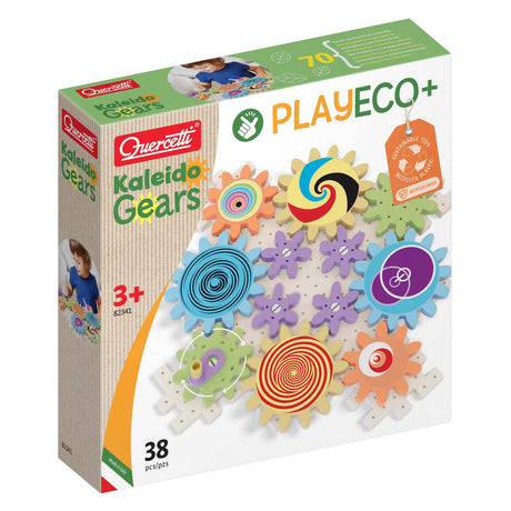 Quercetti giocattoli da costruzione kaleido gears eco 38 pezzi