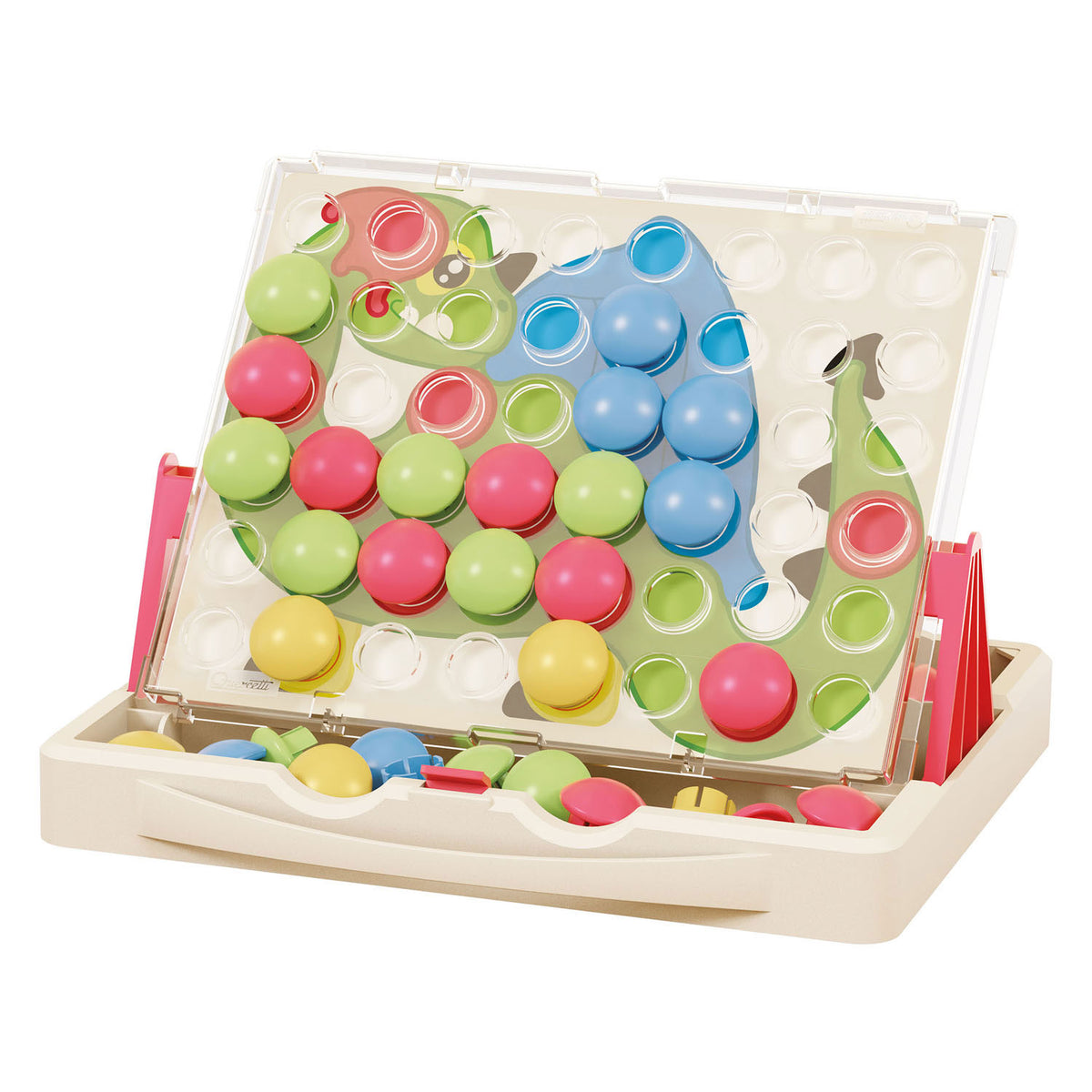 Quercetti play eco+ fantacolor inserto mosaico junior (58 pezzi)