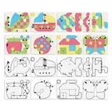 Quercetti play eco+ fantacolor inserto mosaico junior (58 pezzi)