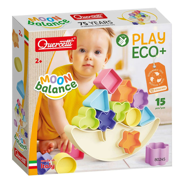 Quercetti playeco+ in equilibrio luna con forme