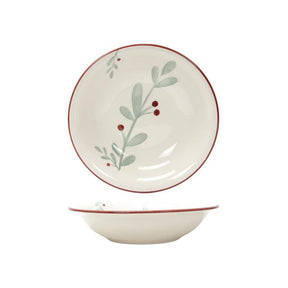 Svenska living piatto fondo 'berry' rosso ø20,5 cm