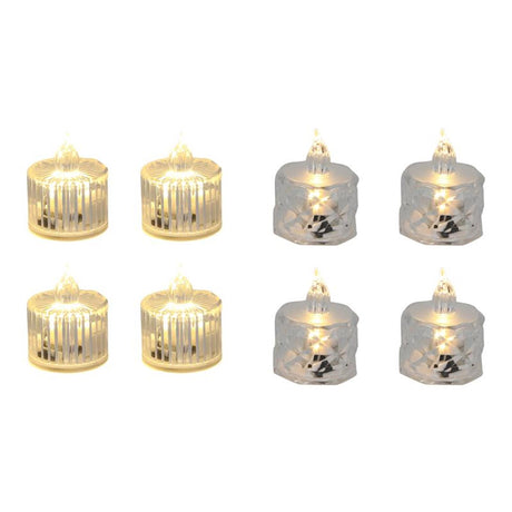 Svenska living mini tealight trasparente, 3,7x5 cm, 2ass 2xag10. scatola da 12 pezzi