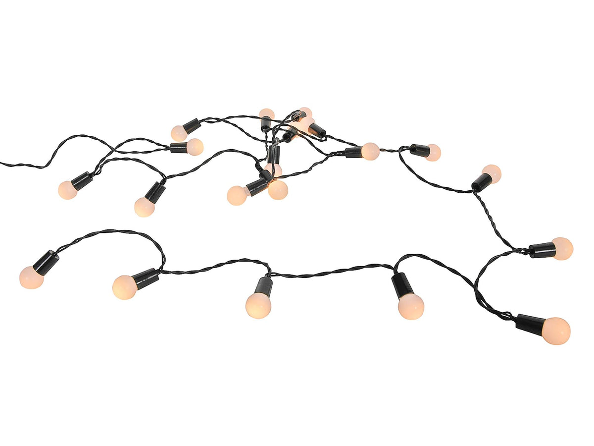 Svenska Living Ball Lighting 20 LED bianco caldo a batteria con timer 2 metri