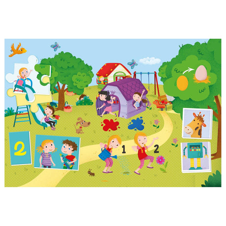 Clementoni imparare giocando - 8 giochi in 1 - giocattoli educativi - giochi per bambini piccoli - 3-5 anni